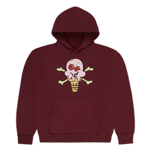 Load image into Gallery viewer, ICECREAM CONES &amp; BONES OCTANE HOODIE (PLUM)
