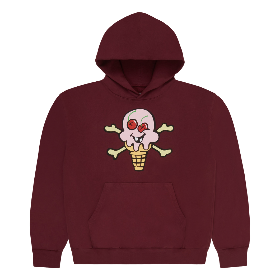 ICECREAM CONES & BONES OCTANE HOODIE (PLUM)