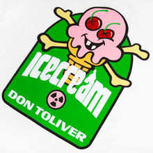 Load image into Gallery viewer, ICECREAM CONES &amp; BONES OCTANE TEE (WHITE)
